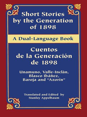cover image of Short Stories by the Generation of 1898/Cuentos de la Generación de 1898